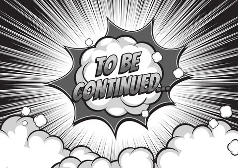 To Be Continued Comic Stock Illustration