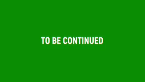 To be continued retro glitch pixel text effects animation digital background Vidéo 313284871