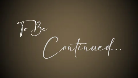 To be continued text animation with retro style. Stock Footage 312187526