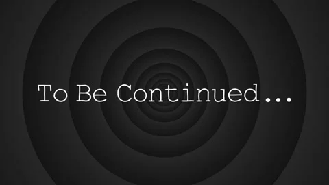 To Be Continued Text Animation, Retro Tunnel Background Outro Screen Stock Footage 315617277