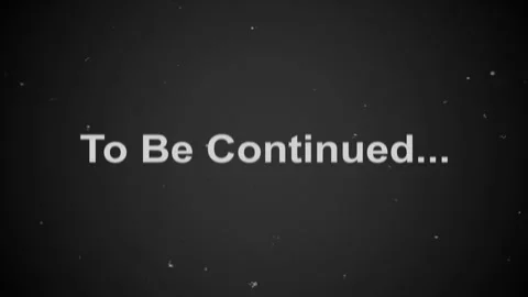To be continued text animation with scratch on black background. Stock Footage 312187378