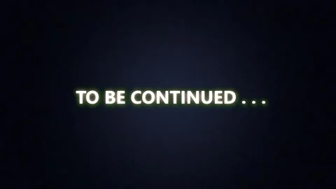 To be continued text intentional glitch distortion animation Stock-Footage 337236731