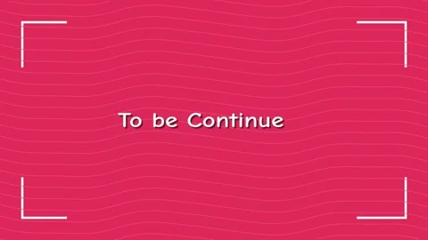To be Continued. Text Motion Graphics Animation on Wavy Background Stock Footage 283131568