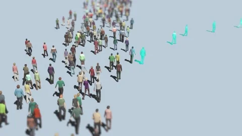 Be different blue Stock Footage 340822034