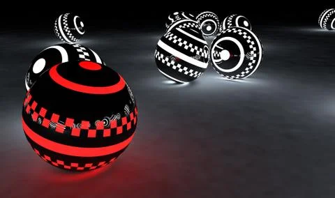 Be different concept 3d Illustrazione stock