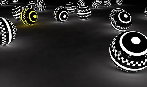 Be different concept 3d 스톡 일러스트