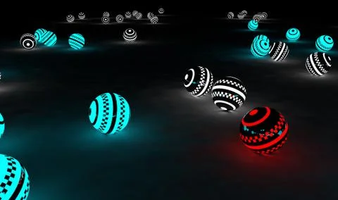 Be different concept 3d Stock-Illustration