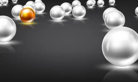 Be different concept 3d Ilustração Stock