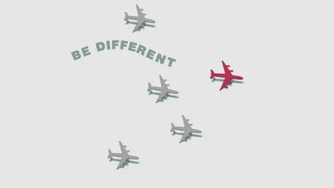 Be different Stock Footage 310084813