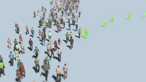 Be different green Stock Footage 340822099