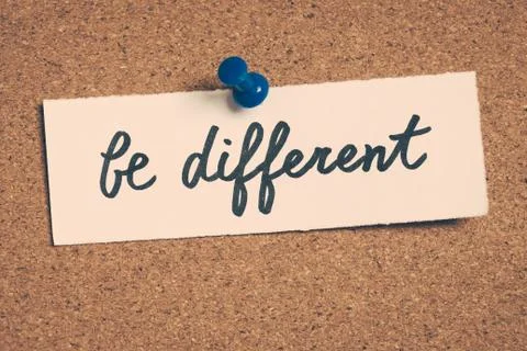 Be different Stock Photos