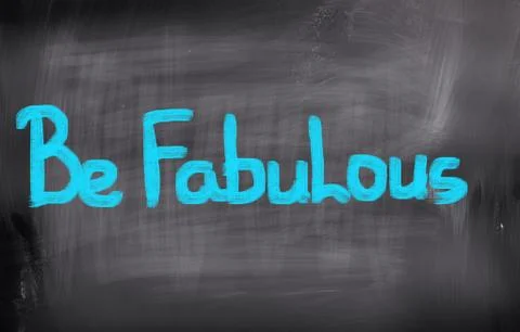 Be Fabulous Concept Stock Illustration
