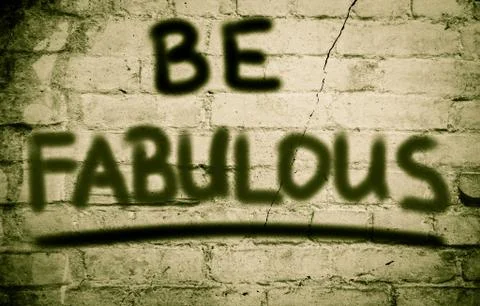 Be Fabulous Concept Stock Illustration