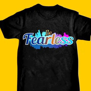  BE FEARLESS Stock Illustration