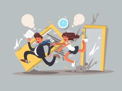 Be first concept Stock Illustration