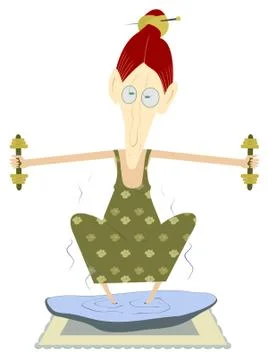 Be healthy and strong! Stock Illustration