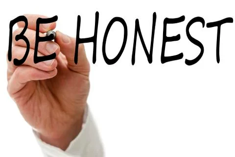 Be Honest Stock Photos