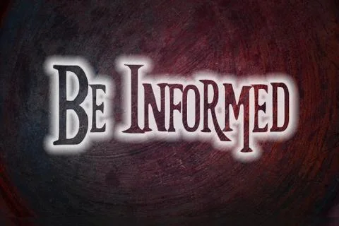 Be informed concept Stock Illustration