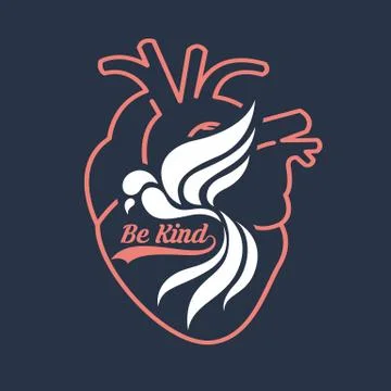 Be kind Illustrazione stock
