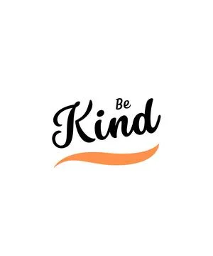 Be kind Stock Illustration