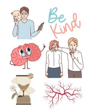 Be kind Stock Illustration