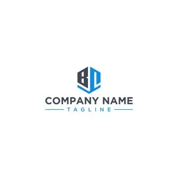 BE letter icon hexagon shape Stock Illustration
