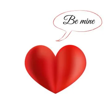 Be mine 1 Stock Illustration