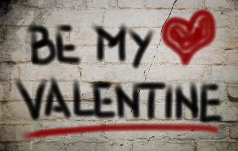 Be my valentine concept Stock Illustration