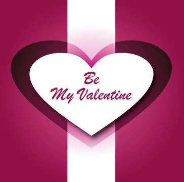 Be my valentine Stock Illustration