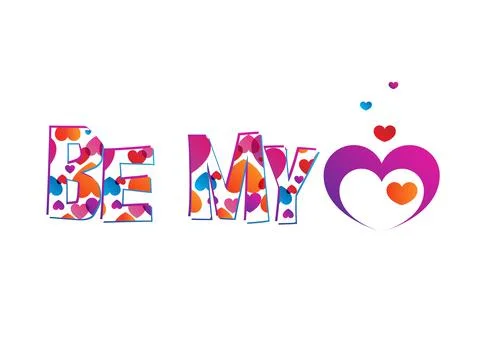 Be My Valentine Stock Illustration