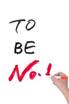 To be no. 1 Stock Photos
