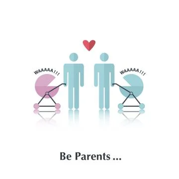 Be parents Stock Illustration