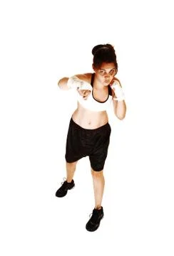 Be paring for boxing much. Stock Photos
