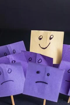 Be Positive, Be Different, Stand Out Photo Stock Photos