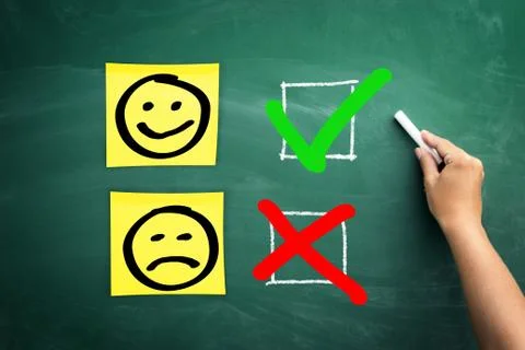 Be positive concept Stock Photos