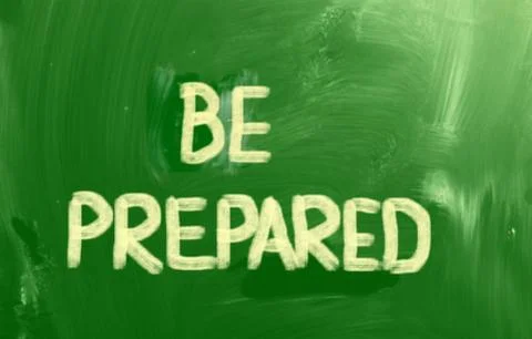 Be Prepared Concept Stock Illustration