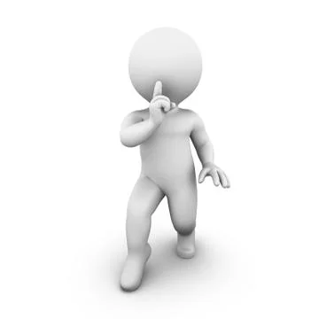 Be quiet Stock Illustration