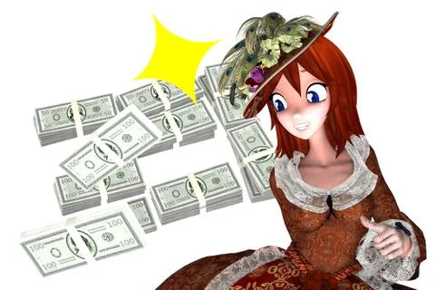 Be rich Stock Illustration