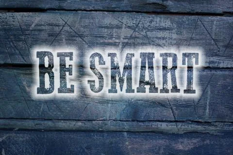 Be smart concept Stock Illustration