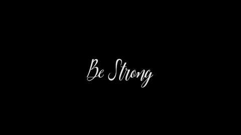 Be Strong Cursive Calligraphy Grunge Dissolve Transition Stock Footage 142723904