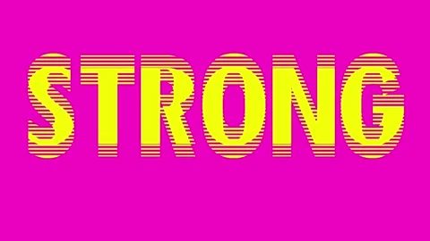 Be strong quote Stock Footage 135614082