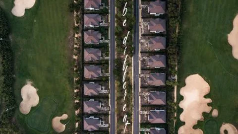 Be unique different on a street with not unique houses Stock Photos