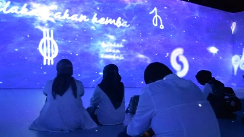 To Be Where There's Blue Technology Life! Video stock 196704384