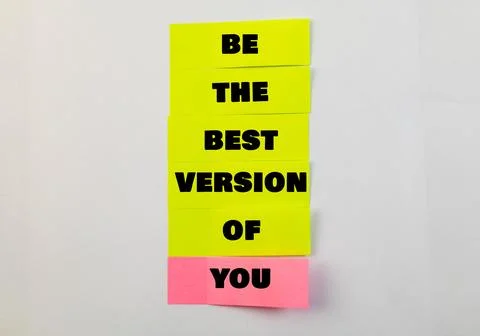 Be Your Best Self Stock Photos