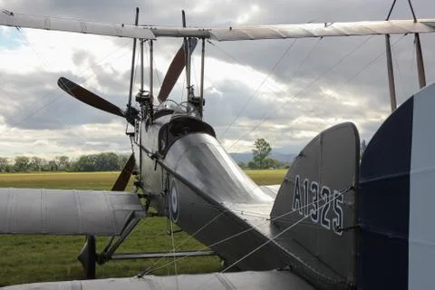 B.E.2f biplane. Fotos de archivo
