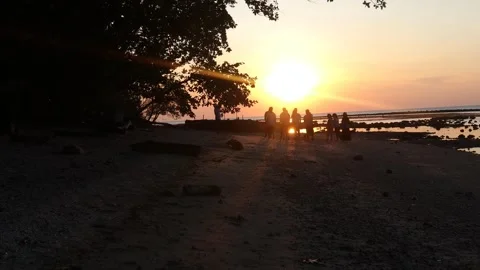 On the beach (1) Stock Footage 296730858