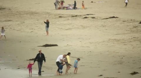 Beach from Above Stock Footage 11443529