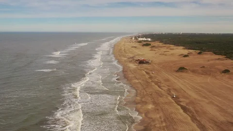 Beach from above Stock Footage 116818517