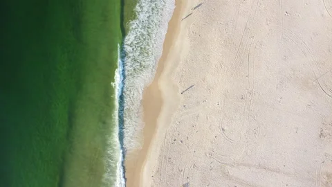 Beach from above Stock Footage 147901901