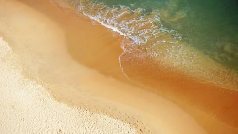 Beach from above Stock Photos